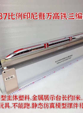 中车印尼雅万高铁CR400AF高铁列车模型商务礼品火车摆件高铁模型