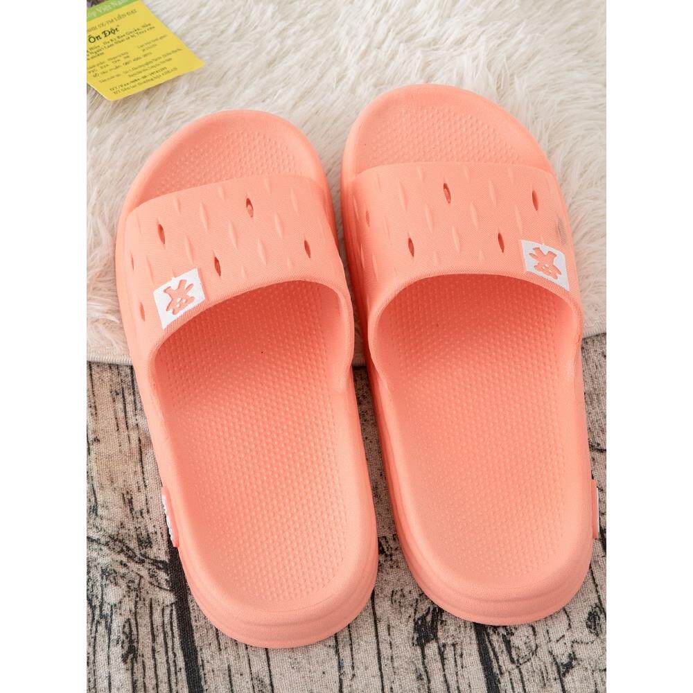 进口越南橡胶拖鞋夏季居家简约纯色平跟凉拖男女情侣不臭脚拖