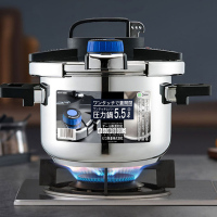 日本力巴鐵壓力鍋5.5L304不銹鋼