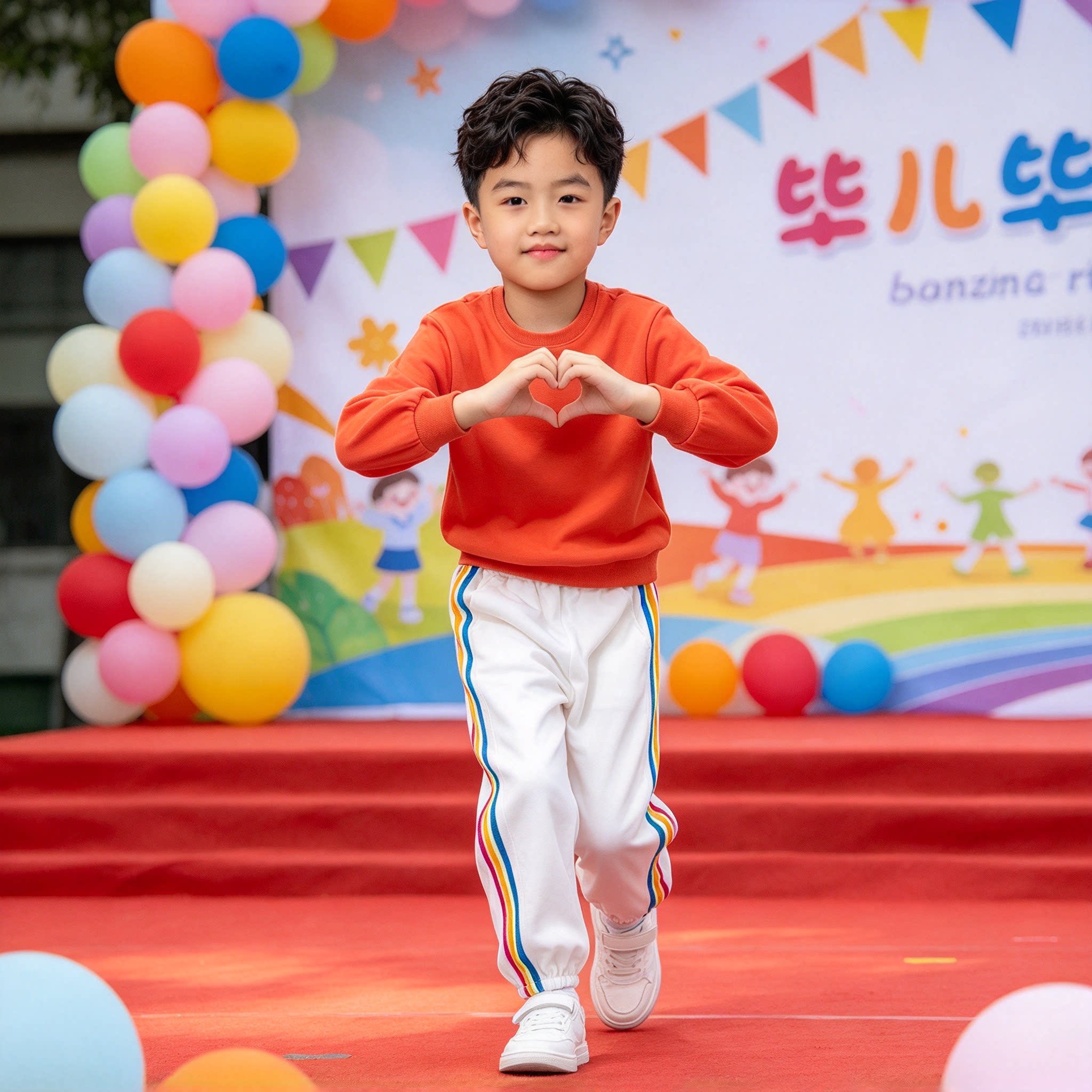 快乐指南舞蹈啦啦队演出服小学生幼儿园合唱运动会开幕式校服套装