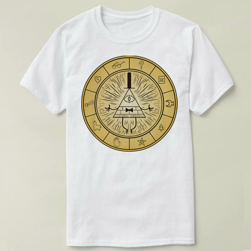 Gravity Falls 怪诞小镇 Bill Cipher 男女 Tee T-Shirt T恤 q
