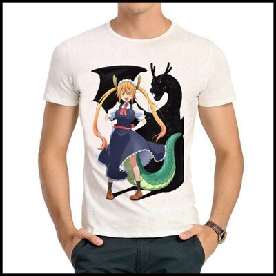 Miss Kobayashis Dragon Maid T-shirt 小林家的龙女仆 T恤 男女