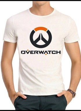 overwatch T-shirt 守望先锋 T恤 游戏宅男 T恤 白色T恤衫 男女