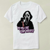Tee Shirt T恤 Ghostface 定制男女 惊声尖叫 圆领 scream