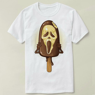 Ghostface scream 惊声尖叫Ice Scream Tee Shirt T恤 圆领