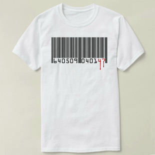 HITMAN 47 杀手47 Tee Shirt 圆领 DIY来图定制T恤班服