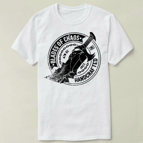 Blades of Chaos Kratos Sparta God Of War战神4 Shirt  T恤