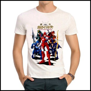 Yoroiden Samurai Troopers T-shirt 魔神坛斗士 T恤 白色 男女