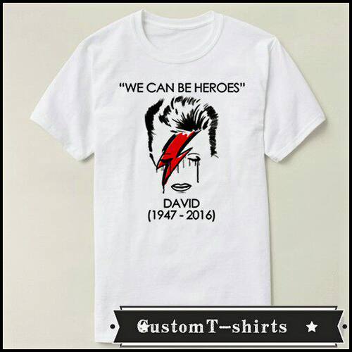 David Bowie 大卫鲍伊 文化衫礼物男女成人  T恤T-shirt8