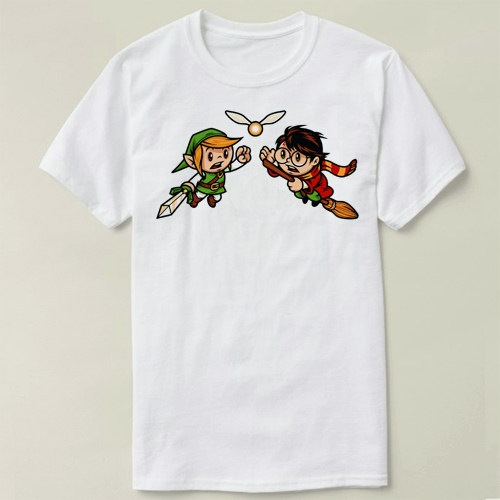 Harry Potter哈利波特Tee Shirt圆领 定制T恤男女Zelda link