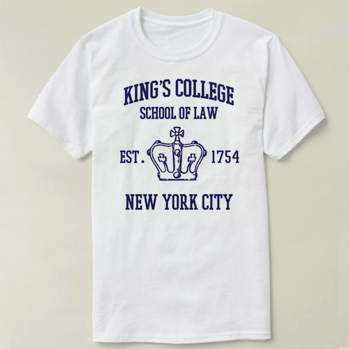 HAMILTON BROADWAY MUSICAL King's College定制 DIY T-Shirt T恤