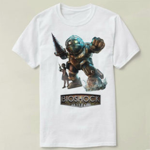 生化奇兵 Shirt圆领 video Tee 定制T恤 game Bioshock