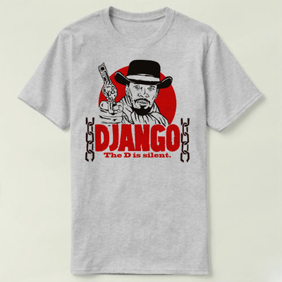 Django Unchained被解放的姜戈quentin Shirt圆领 定制T恤男女