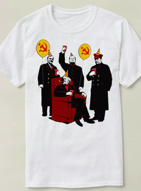 Communist Party Stalin Lenin  Mao  Marx 定制 DIY T-Shirt T恤