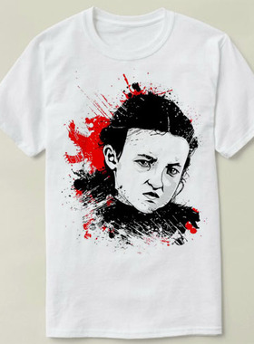 Game of Thrones 权力的游戏 圆领 定制男女Tee T-Shirt T恤 d