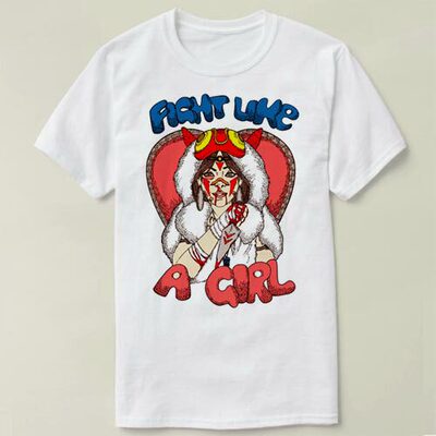 Fight Like A Princess     个性 定制 DIY Tee T-Shirt T恤