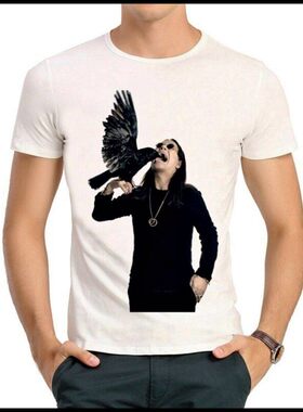 Ozzy Osbourne T-shirt 白色短袖 奥兹 奥斯本 T恤 奥斯本 T恤