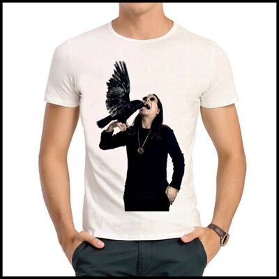 Ozzy Osbourne T-shirt 白色短袖 奥兹 奥斯本 T恤 奥斯本 T恤