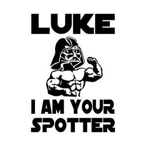 Gym Luke I Am Your Spotter star wars星球大战Tee Shirt T恤