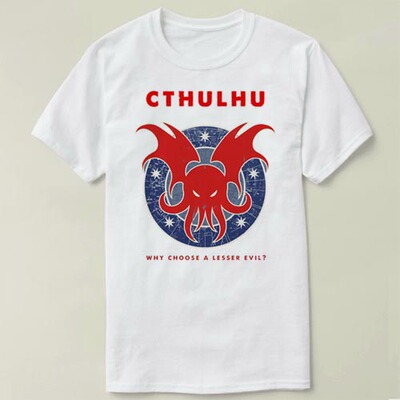 Cthulhu 克苏鲁   个性 定制 文化衫DIY Tee T-Shirt T恤 衣服