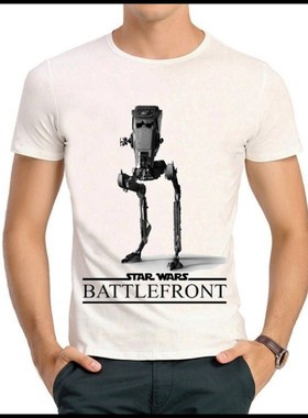 Star Wars Battlefront T-shirt 星球大战 前线 T恤 白色 T恤 男