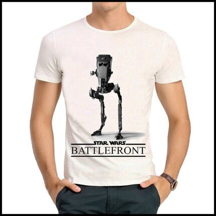 Star Wars Battlefront T-shirt 星球大战 前线 T恤 白色 T恤 男