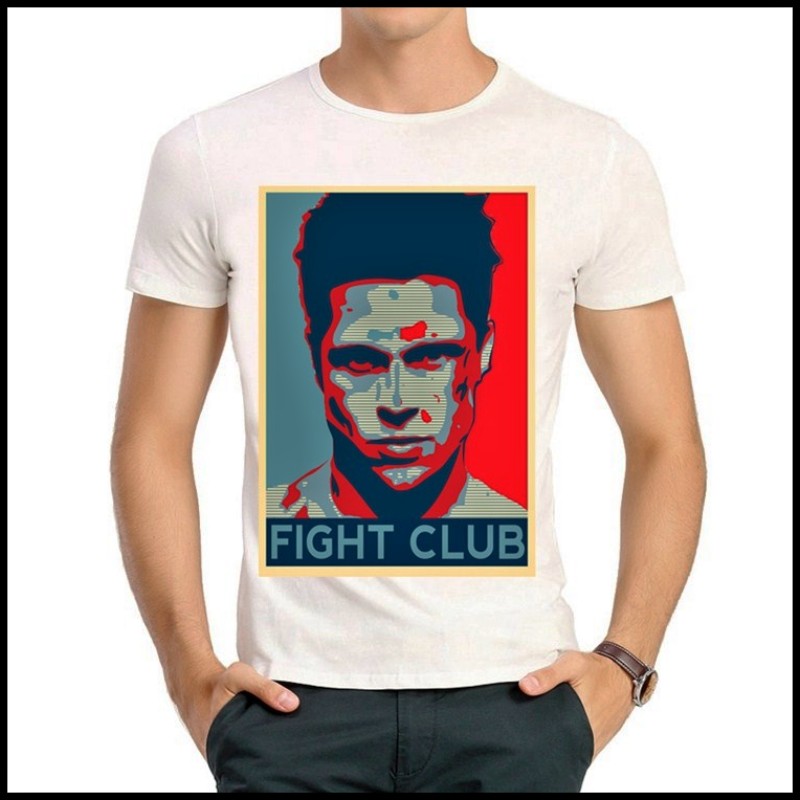 Fight club T-shirt 搏击俱乐部 T恤 白色 短袖 布拉德皮特 T恤