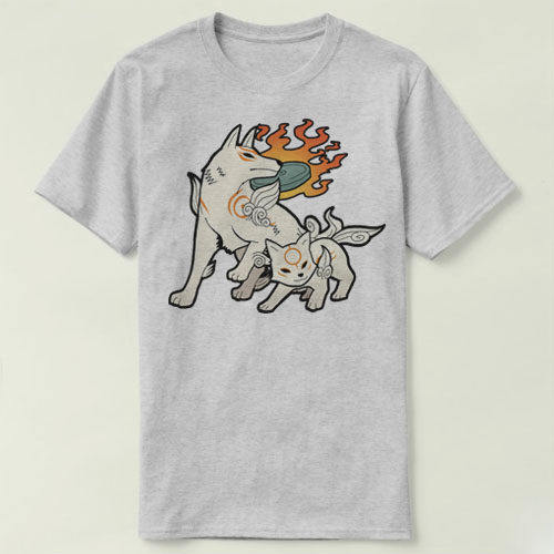 Amaterasu ammy_and_chibi天照大神VIDEO GAME Tee Shirt T恤