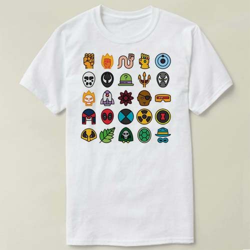 Deadpool死侍Marvel漫威Tee Shirt 定制T恤男女Superheroes