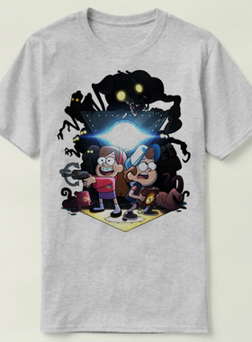 Gravity Falls 怪诞小镇Bill Cipher 男女 Tee T-Shirt T恤 w