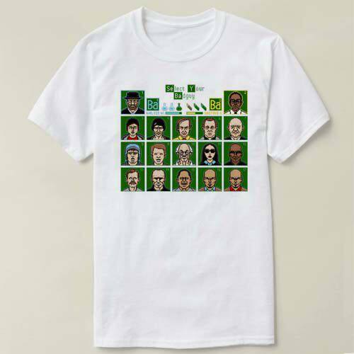 Breaking Bad Heisenberg 绝命毒师 DIY 定制Tee Shirt T恤 2