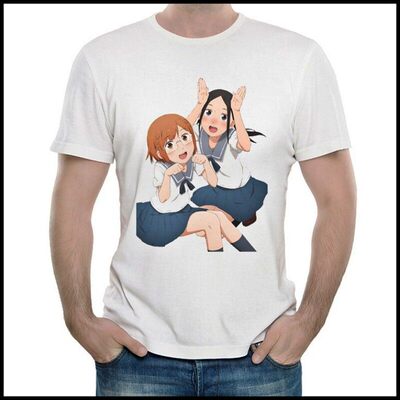 Chios School Road T-shirt 千绪的上学路 T恤 白色短袖 T恤 男女