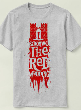 Game of Thrones 权力的游戏 圆领 定制男女Tee T-Shirt T恤 e