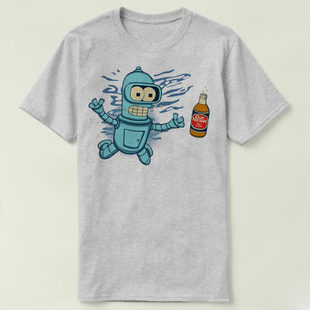 Bender Nirvana nevermind涅槃乐 T-Shirt T恤