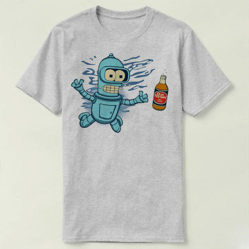 Bender Nirvana nevermind涅槃乐 T-Shirt T恤