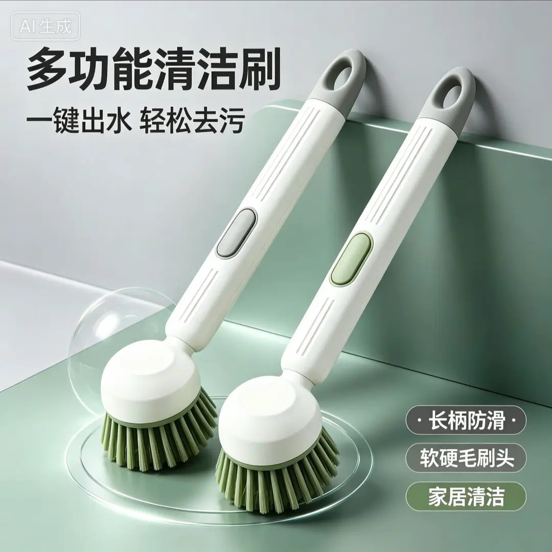 键盘家用刷长柄加液键盘长柄刷不脏手刷键盘刷键盘刷zh-QQQ