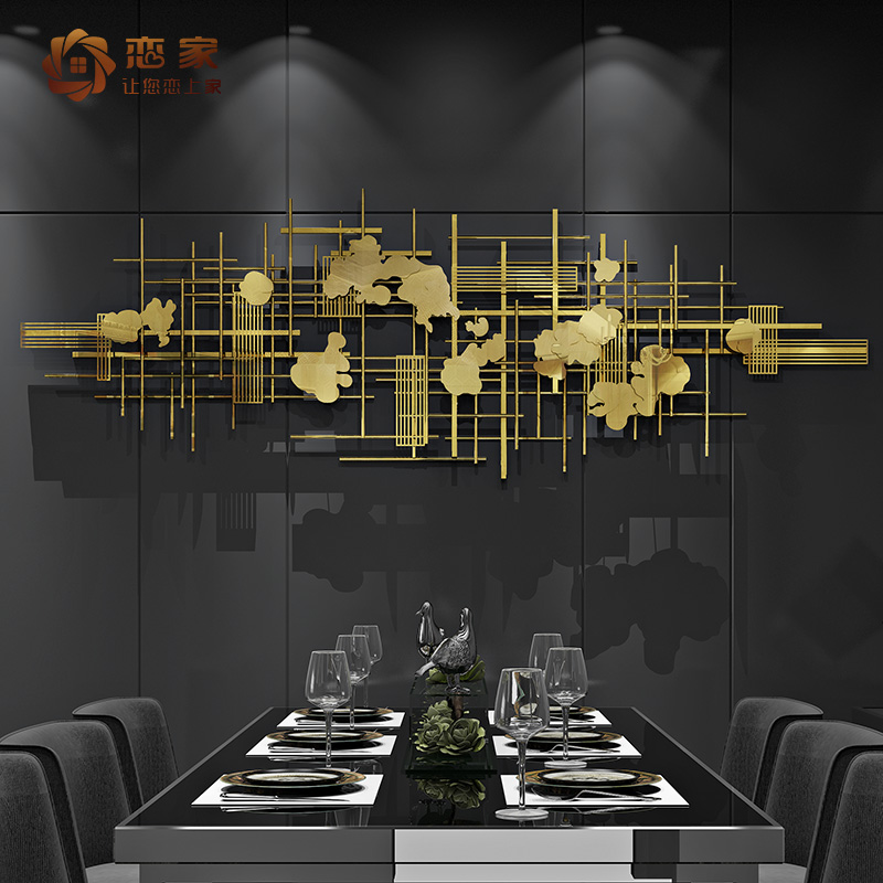 现代不锈钢轻奢风金属壁饰客厅沙发背景墙面装饰品卧室样板间挂件|ruв категории Домашний быт, роспись - от Buy2taobao.com для оказания профессиональной услуги покупки агента Taobao