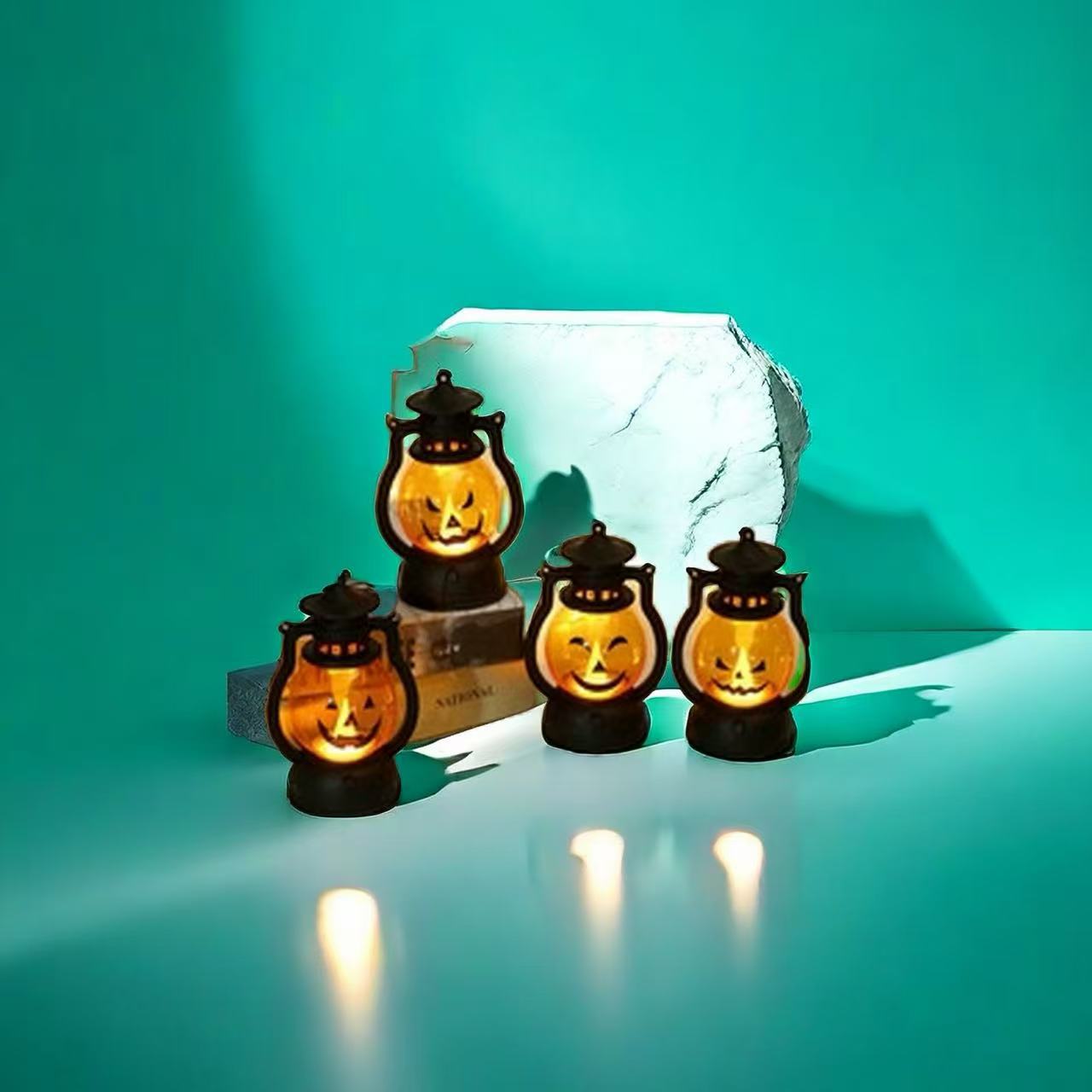 Halloween Pony Lantern Portable Pumpkin Lantern Skull Decora