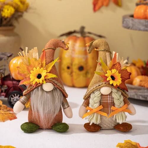Fall Gnomes Decorations for Home Thanksgiving Gnome Hold Map