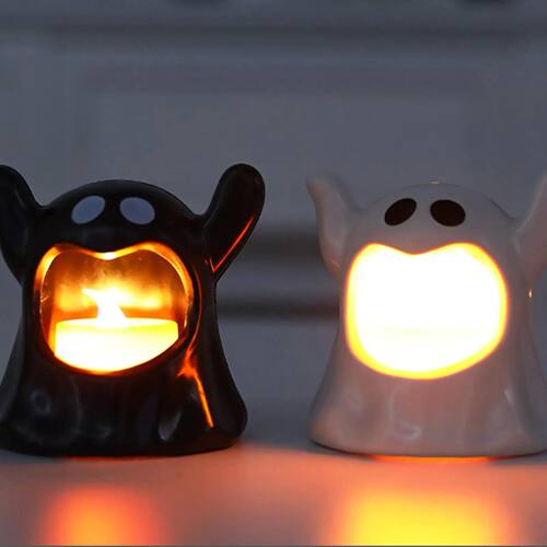 Halloween Decorative Cute Ghost Lamp for Kids Halloween Deco