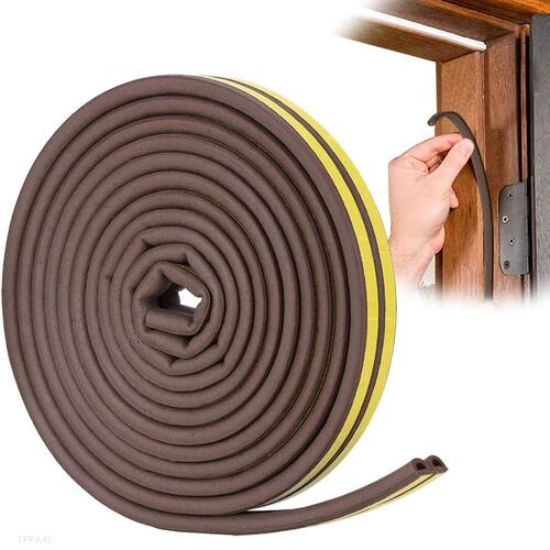 Door Insulation Seal Strip Tape Self-adhesive Acoustic Rubbe