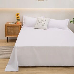 Soft Home Bed Linen Sheets Bed Flat Sheet for Double Bed Pla