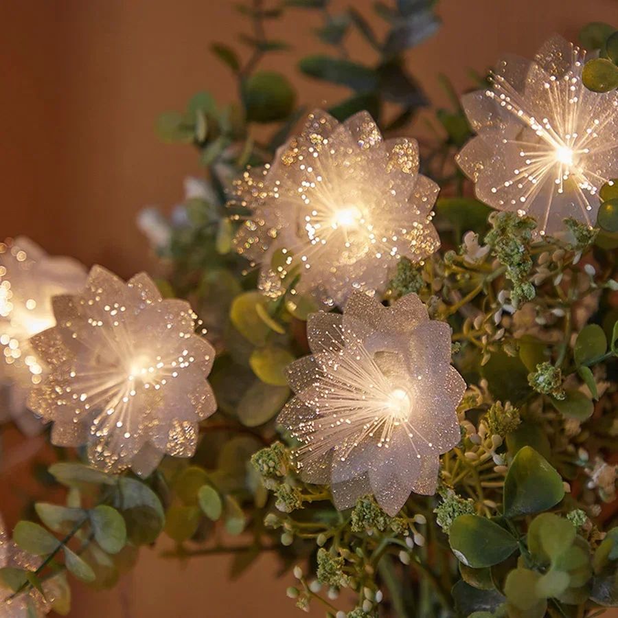 2/3M LED Fiber Optic Fairy Light Battery-operated Garland Ch