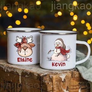 with Name Chocolate Deer Cocoa Snowman Hot Personlised Mug