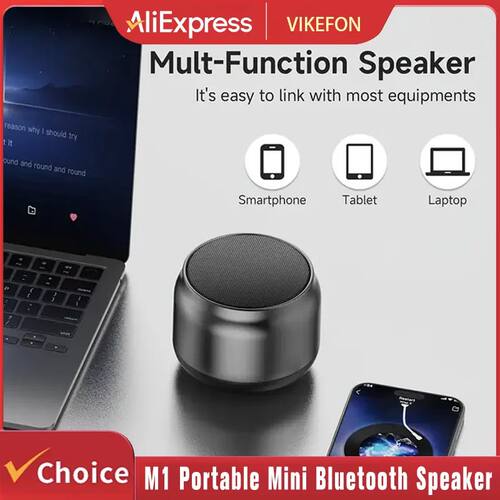 M1 Portable Bluetooth Speaker Music Stereo Surround Mini USB