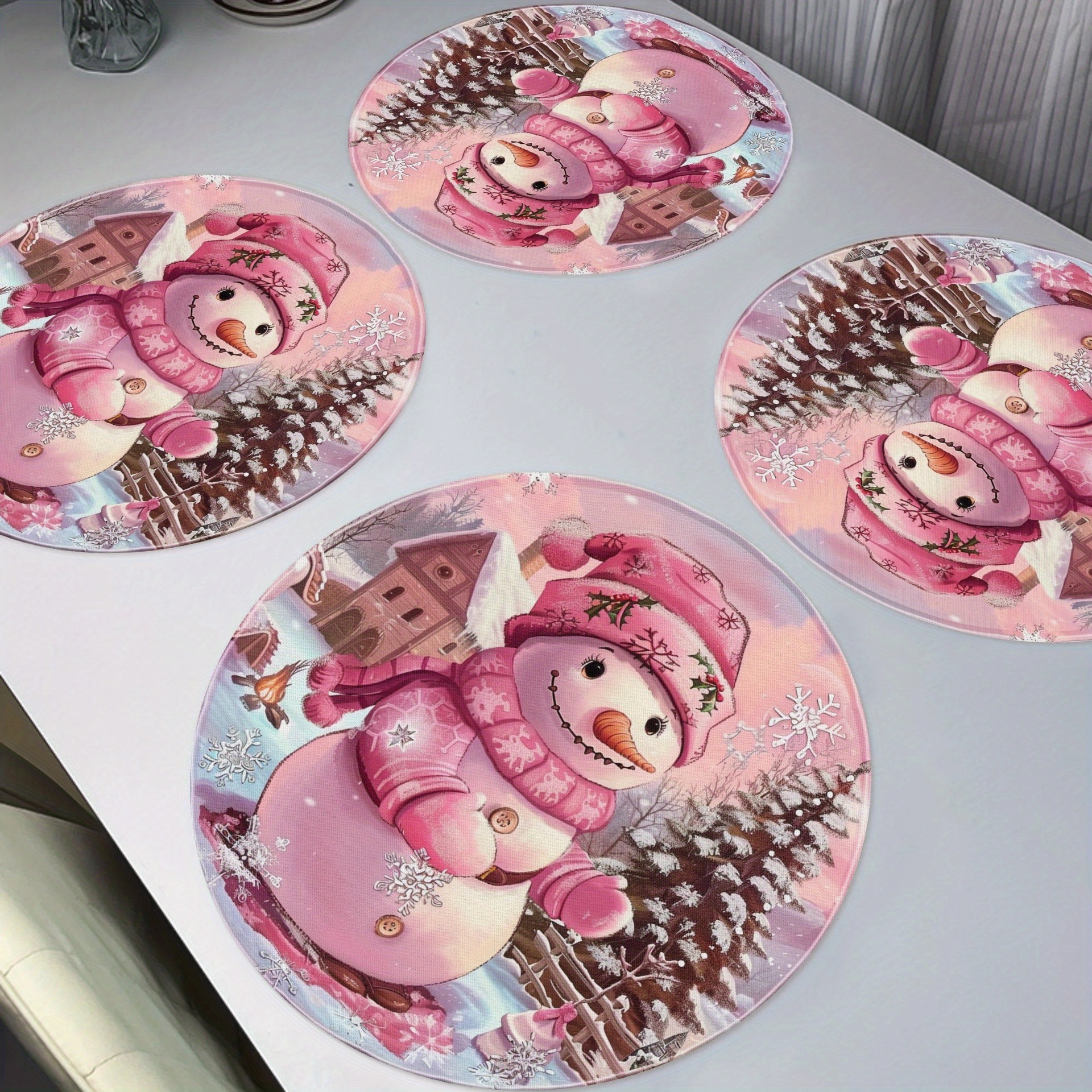 Christmas Shaped Diatom Mud Placemat Restaurant Non-slip Pro