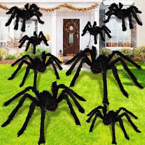 30cm-200cm Halloween Spiders Outdoor Decoration Halloween Pl