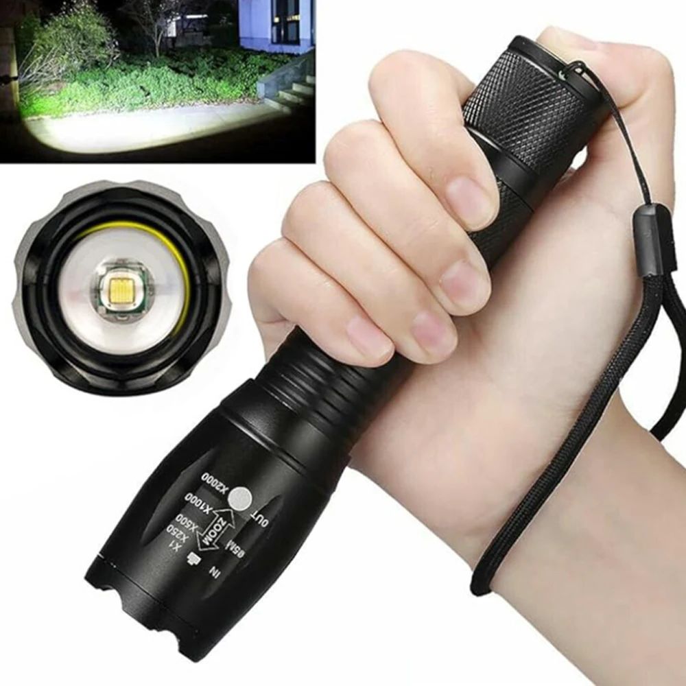 High Power handheld Led Flashlights Portable Outdoor Camping