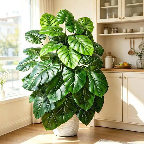 60-105cm Lifelike Artificial Palm Tree Vibrant Green Faux Pl