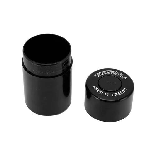 Round Airtight Stash Jar Compact Plastic Smell Proof Contain